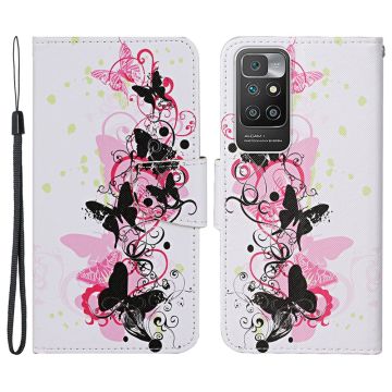 Wonderland Xiaomi Redmi 10 Prime / Redmi 10 flip case - Four Butterflies