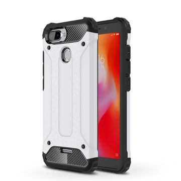 Xiaomi Redmi 6 armor guard hybrid case - White