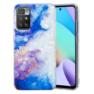 Marble Xiaomi Redmi 10 2022 / Note 11 / 10 Prime / 10 case - Sky Blue Purple Marble