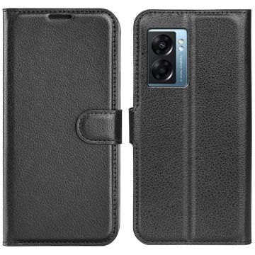 Classic Oppo A57 (2022) flip case - Black