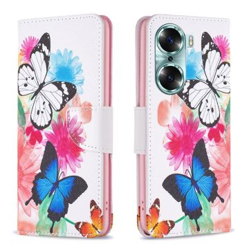 Wonderland Honor 60 flip case - Two Butterflies