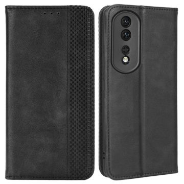 Bofink Vintage Honor 80 Pro leather case - Black