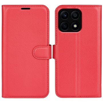 Classic Honor X8a flip case - Red