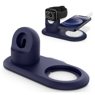 MagSafe Charger silicone charging dock station - Navy Blue