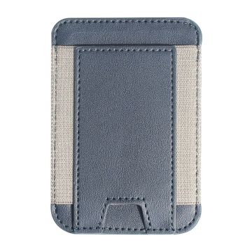 MagSafe mini leather cover and card holder - Blue