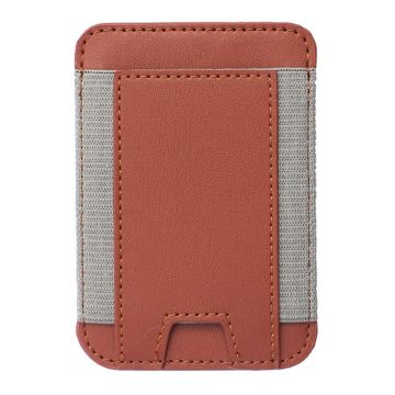 MagSafe mini leather cover and card holder - Red