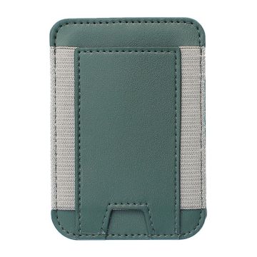 MagSafe mini leather cover and card holder - Green