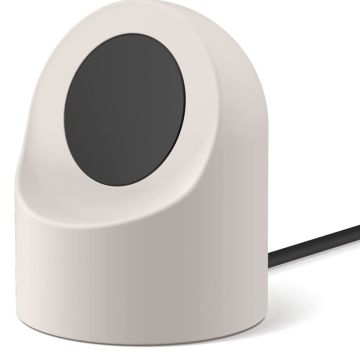 Silicone charger and stand for smartwatch - Beige