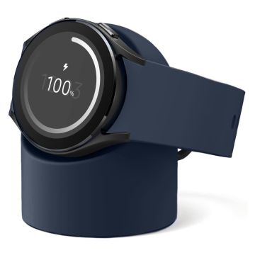 Silicone charger and stand for smartwatch - Dark Blue