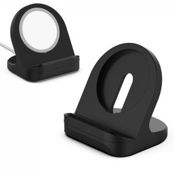 Universal silicone phone stand with MagSafe charging slot - Black