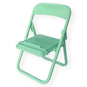 Universal mini chair shape foldable phone holder - Green