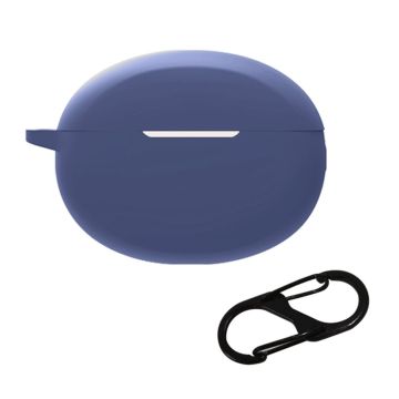 Oppo Enco X2 silicone cover with buckle - Dark Blue