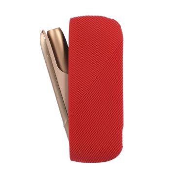 IQOS 3 DUO simple silicone cover - Dark Red