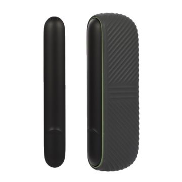 IQOS ILUMA silicone cover + side cover - Dark Grey / Matte Black