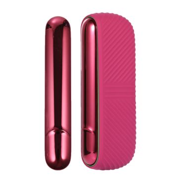 IQOS ILUMA silicone cover + side cover - Rose / Electroplate Red