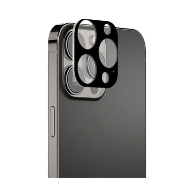 MOCOLO iPhone 13 Pro silk printing tempered glass camera lens protector - Black