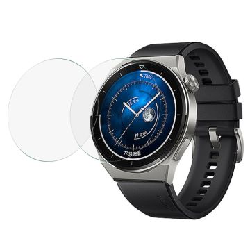 2Pcs Huawei Watch GT 3 Pro 46mm arc edge tempered glass screen protector