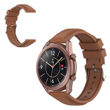 20mm Universal unique silicone watch band - Brown