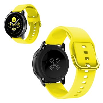 20mm Universal silicone watch band - Yellow