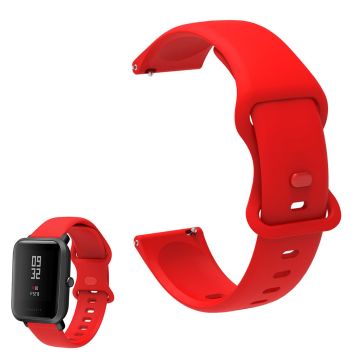 Universal simple silicone watch strap - Red