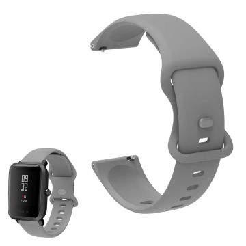 Universal simple silicone watch strap - Grey