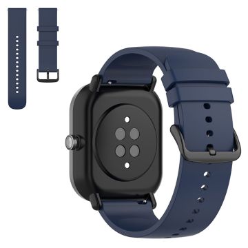 20mm Universal silicone replacement watch strap - Dark Blue