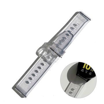 22mm Universal lovely transparent style watch strap - Grey