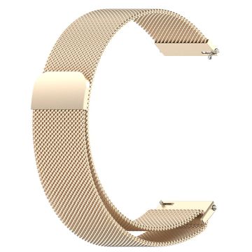 Universal milanese stainless steel watch strap - Champagne Gold