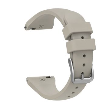 20mm Universal silicone watch strap - Grey