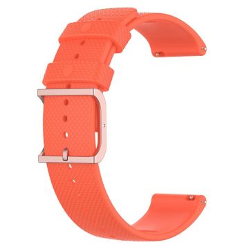 20mm Universal dots design silicone watch strap - Orange