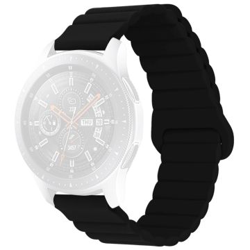 20mm Universal silicone watch strap - Black