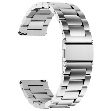 20mm Universal stainless steel watch strap - Silver