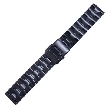 22mm Universal titanium steel watch strap - Black