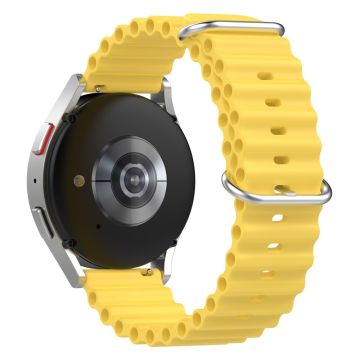 20mm Universal silicone watch strap - Yellow