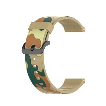 22mm Universal stealthy camouflage style watch strap - Camouflage Khaki