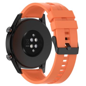 22mm Universal silicone watch strap - Orange