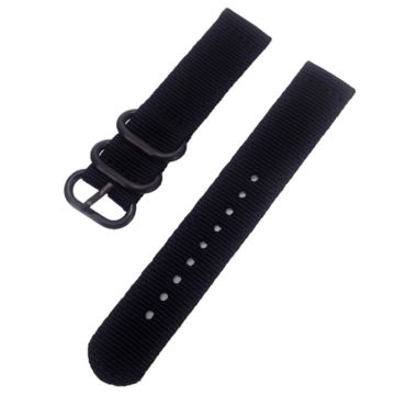 20mm Universal nylon strap - Black