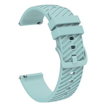 20mm Universal texture pattern silicone strap - Sky Blue