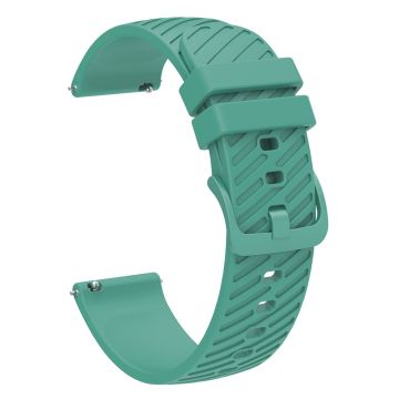 20mm Universal texture pattern silicone strap - Green