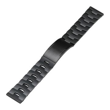 22mm Universal titanium steel strap - Black