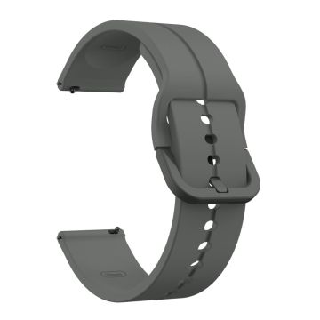 22mm Universal cool silicone strap - Dark Grey