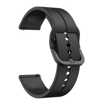 22mm Universal cool silicone strap - Black