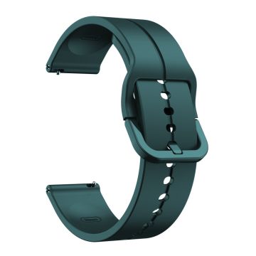 22mm Universal cool silicone strap - Blackish Green