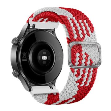 20mm Universal nylon strap - Red / White