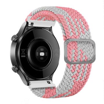 20mm Universal nylon strap - Pink / White