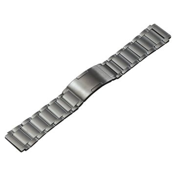 22mm Universal 3 bead titanium steel strap - Grey