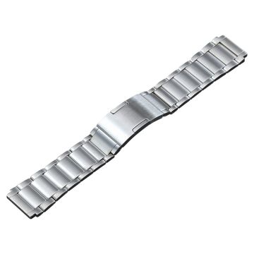 22mm Universal 3 bead titanium steel strap - Silver