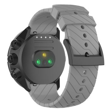 22mm Universal twill texture silicone strap - Grey