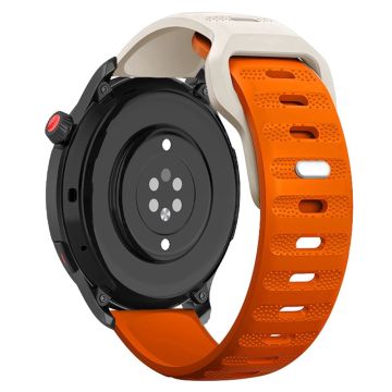 22mm Universal dot texture style strap - Starlight+Orange