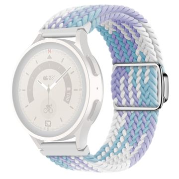 22mm Universal nylon strap with magnetic buckle - Violet